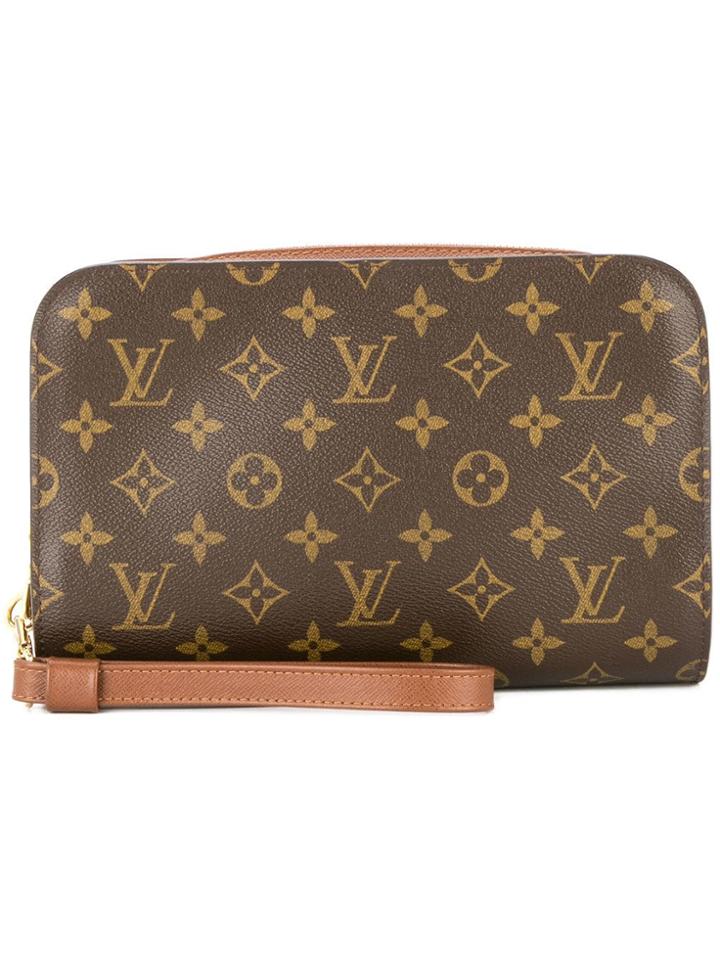 Louis Vuitton Vintage Orsay Clutch Hand Bag - Brown