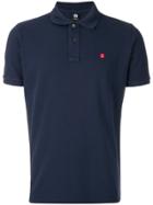 Aspesi Embroidered Patch Polo Shirt - Blue