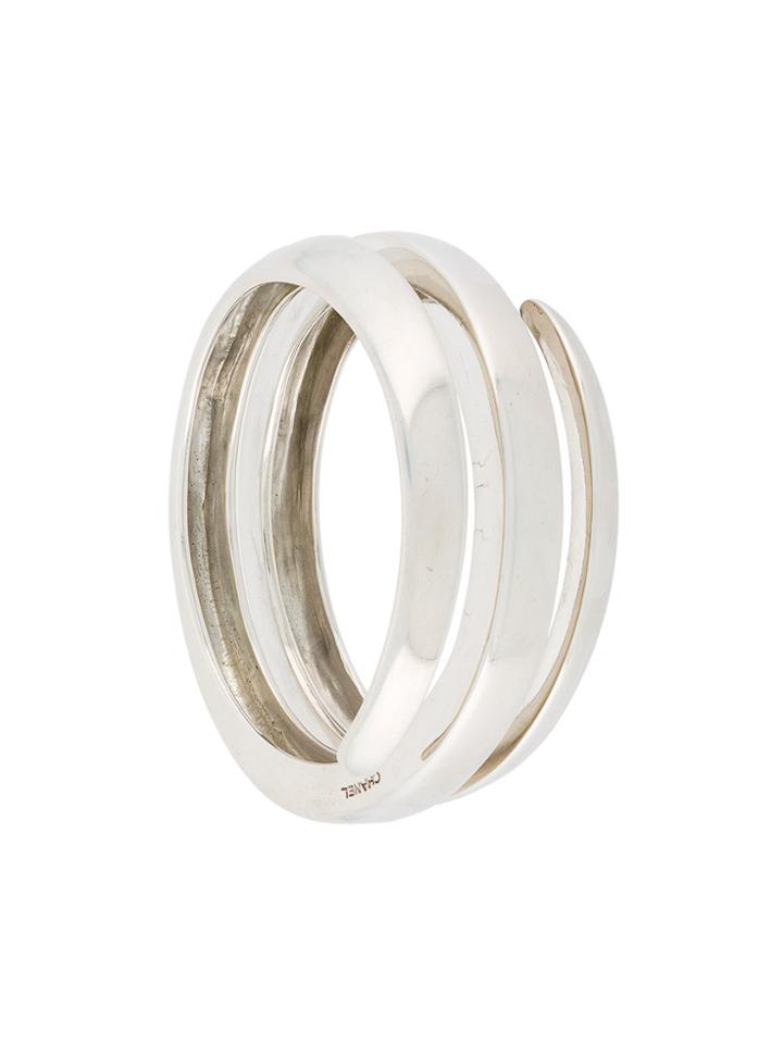 Chanel Vintage Large Triple Cuff - Metallic