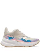 Alexander Mcqueen Metallic Chunky Sneakers - Neutrals