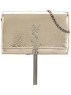 Saint Laurent Kate Tassel Shoulder Bag - Metallic