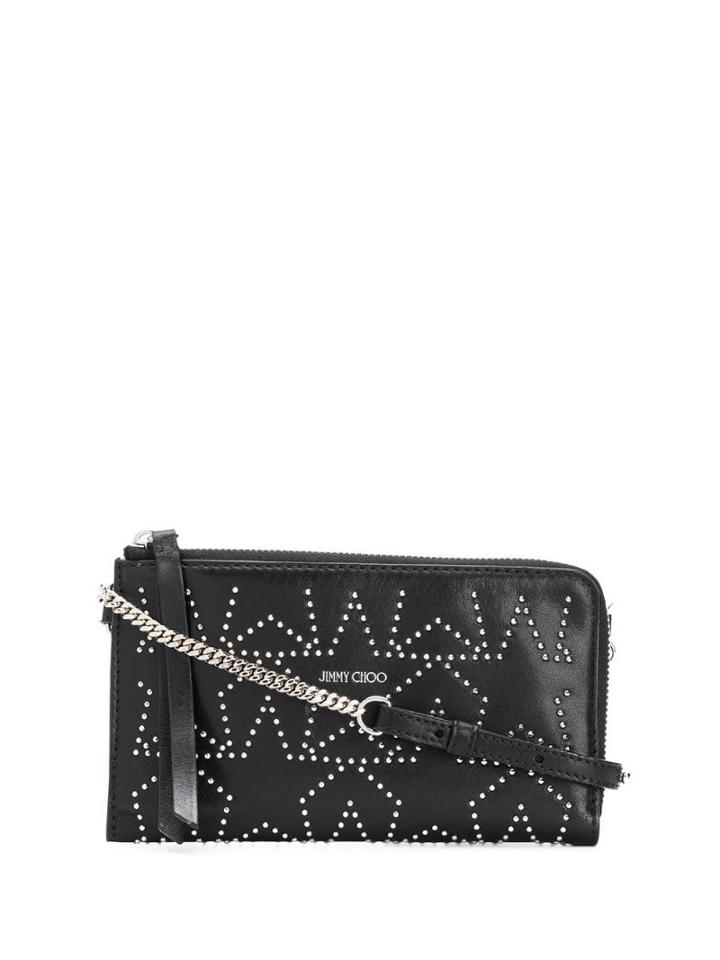 Jimmy Choo Perseus Clutch Bag - Black