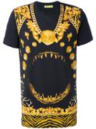 Versace Jeans - Teeth Printed T-shirt - Men - Cotton/spandex/elastane - L, Black, Cotton/spandex/elastane