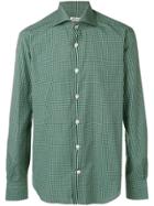 Kiton Micro-check Shirt - Green