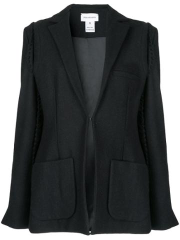 Tatuna Nikolaishvili Lapel Collar Jacket - Black