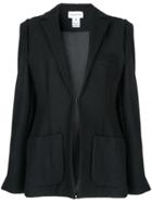 Tatuna Nikolaishvili Lapel Collar Jacket - Black