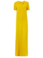 Lanvin V-neck Maxi Dress