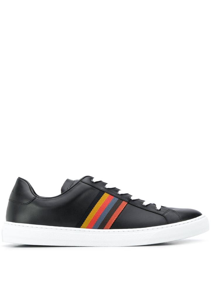 Paul Smith Bright Stripe Levon Sneakers - Black