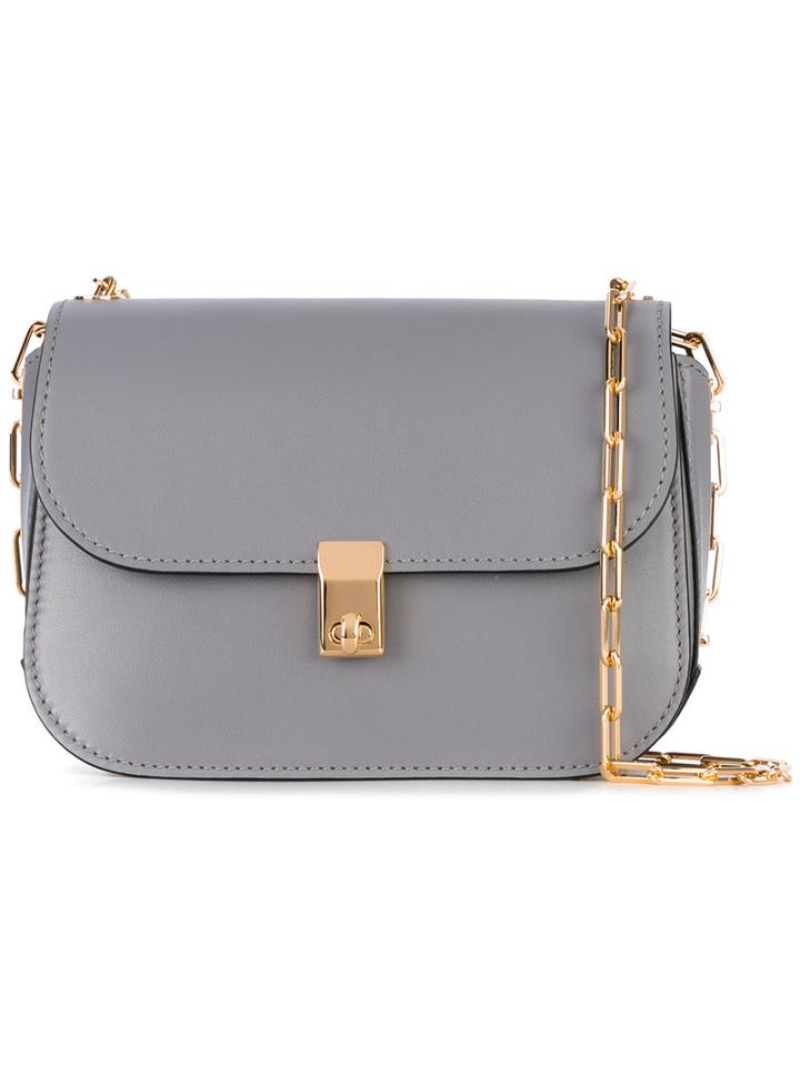 Valentino - Valentino Garavani All Over Chain Shoulder Bag - Women - Leather - One Size, Grey, Leather