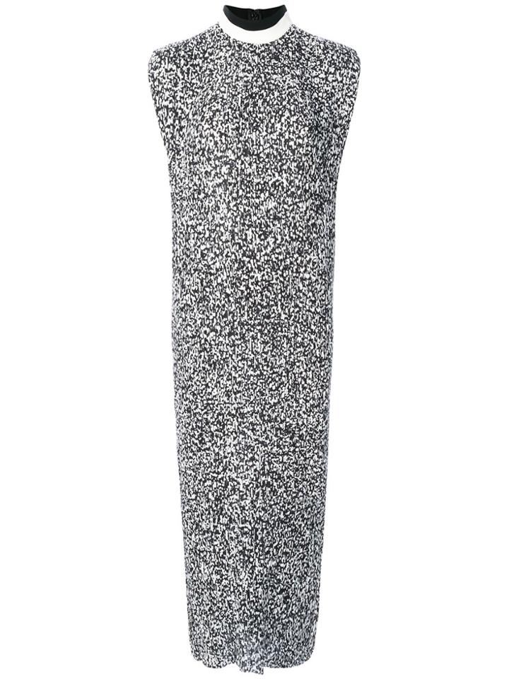 Solace London Celie Printed Maxi Dress - Black