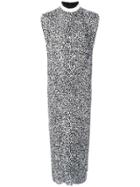 Solace London Celie Printed Maxi Dress - Black