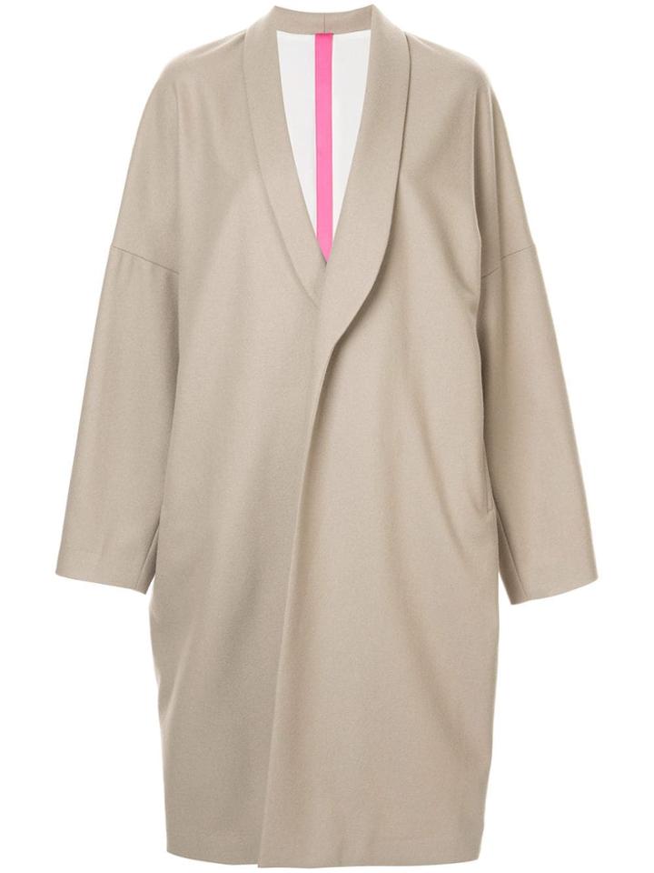 Y's Oversized Coat - Neutrals
