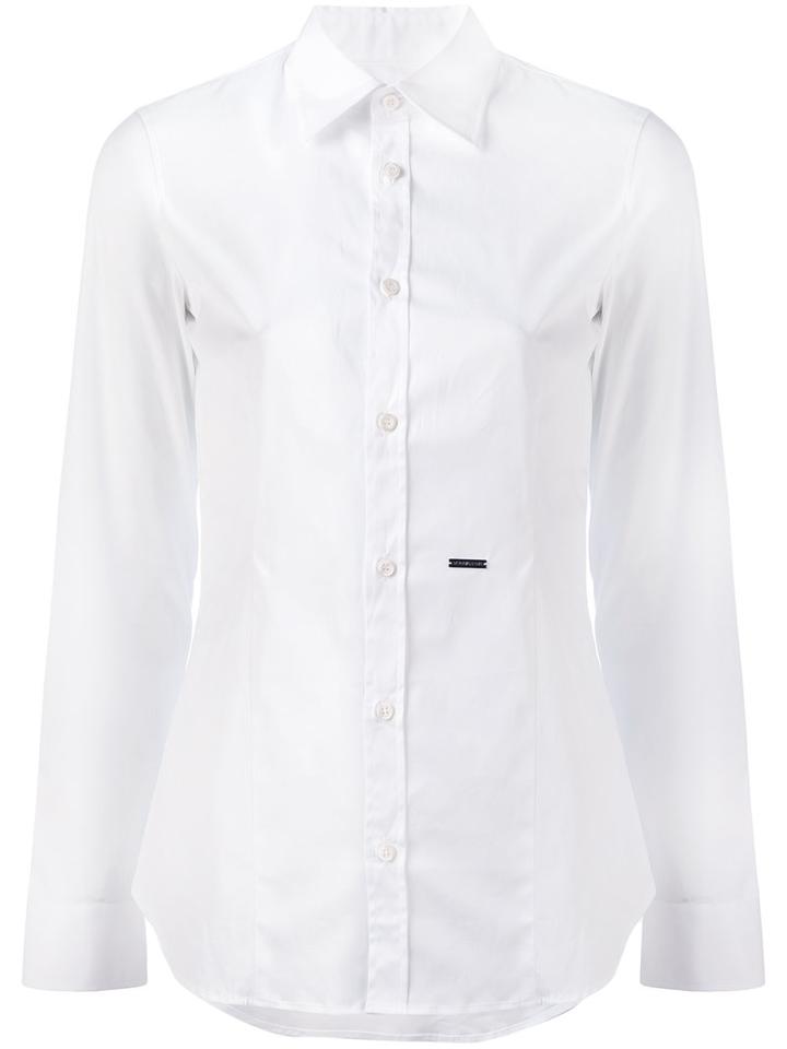 Dsquared2 - Classic Shirt - Women - Cotton/spandex/elastane - 42, White, Cotton/spandex/elastane