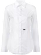 Dsquared2 - Classic Shirt - Women - Cotton/spandex/elastane - 42, White, Cotton/spandex/elastane