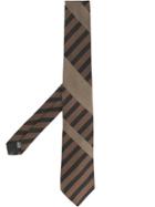 Cerruti 1881 Diagonal Stripe Tie - Brown