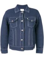 Barrie Knitted Jacket - Blue
