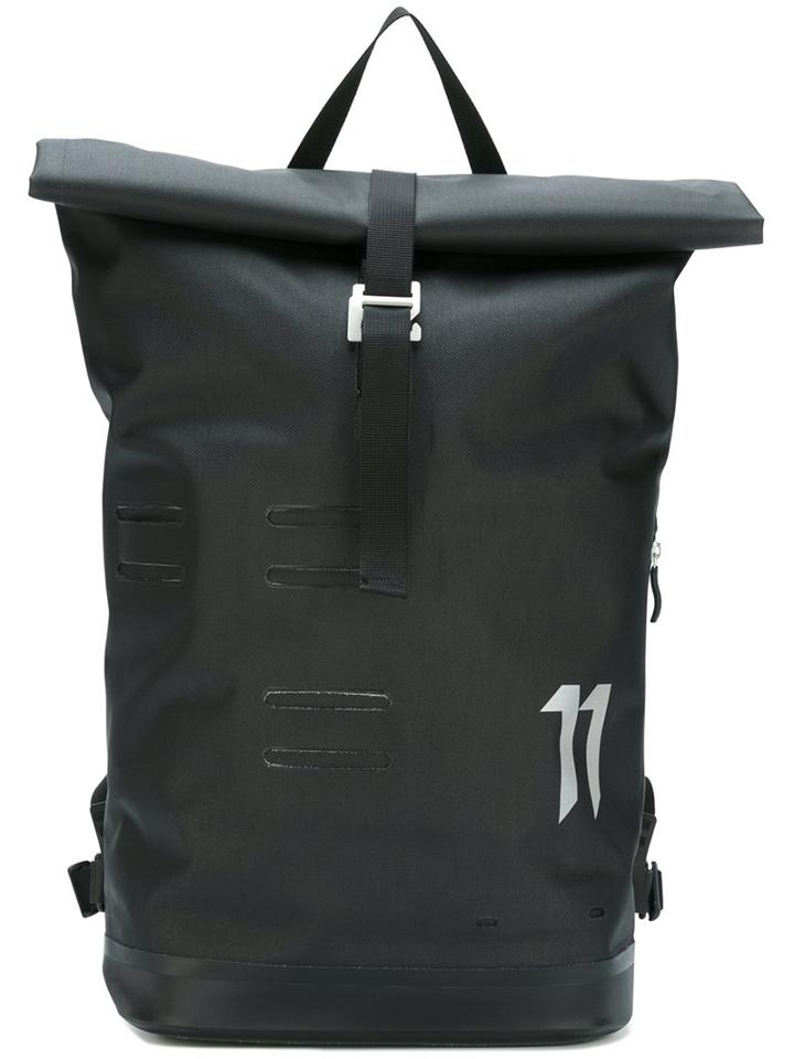 11 By Boris Bidjan Saberi Logo Print Laptop Backpack