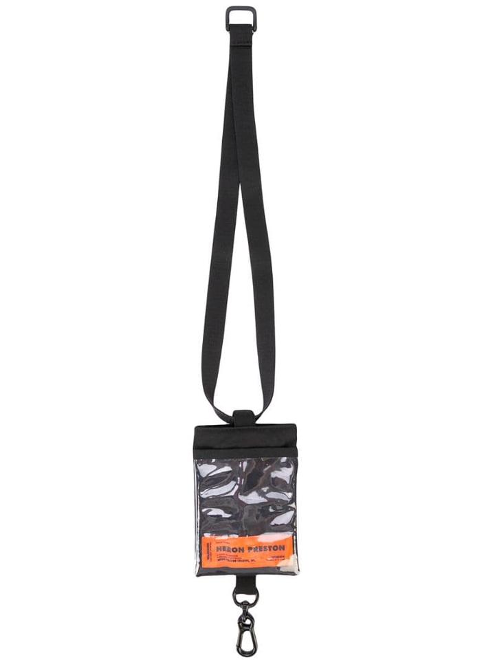 Heron Preston Passport Keychain Holder - Black