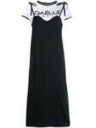 Gaelle Bonheur Logo T-shirt Dress - Black