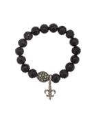 Loree Rodkin 18kt Gold Fleur De Lis Bracelet - Black