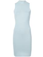 Patrizia Pepe Bodycon Knit Dress - Blue