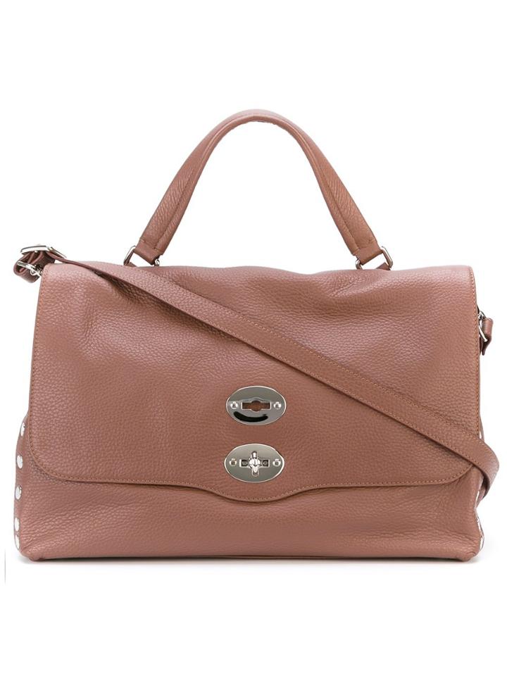 Zanellato Medium Postina Satchel - Pink & Purple