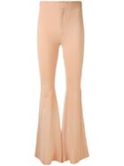 Givenchy - Flared Trousers - Women - Silk/cotton/polyamide/viscose - 36, Pink/purple, Silk/cotton/polyamide/viscose