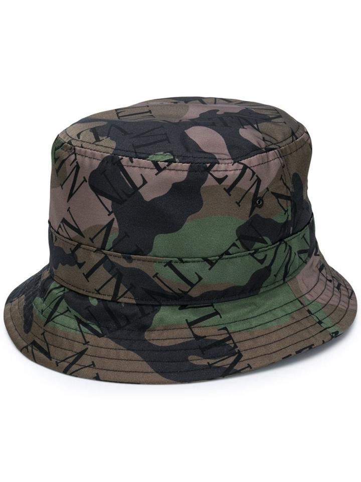 Valentino Vltn Bucket Hat - Green