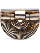 Cult Gaia Acrylic Ark Small Tote Bag - Brown