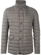 Herno Padded Jacket, Men's, Size: 52, Grey, Polyamide/polyurethane/feather Down