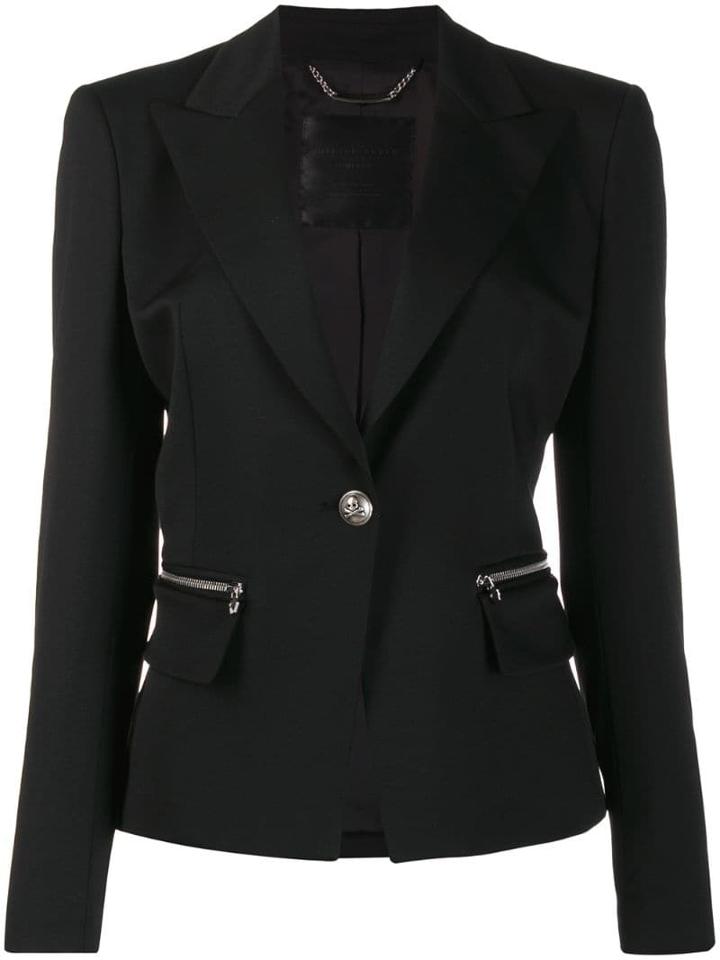 Philipp Plein Crystal-embellished Jacket - Black