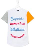 Diesel Kids - Slogan Print T-shirt - Kids - Cotton - 14 Yrs, White