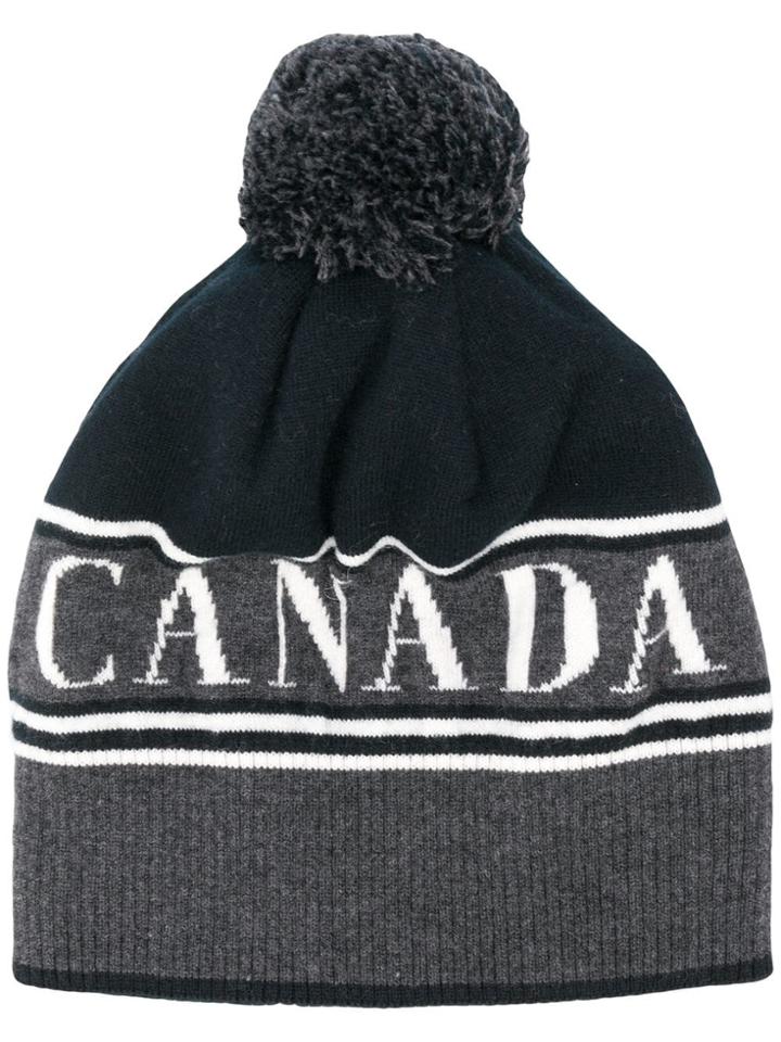Canada Goose Pompom Beanie - Black