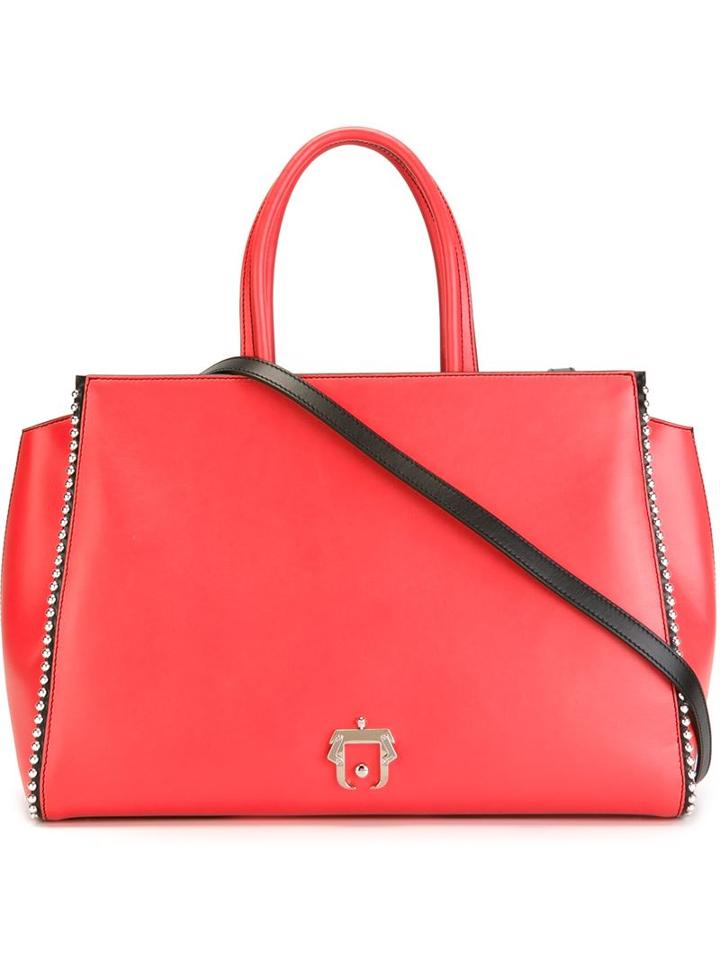Paula Cademartori Bea Tote, Women's, Pink/purple, Calf Leather