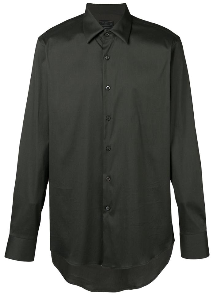Prada Long-sleeve Fitted Shirt - Green