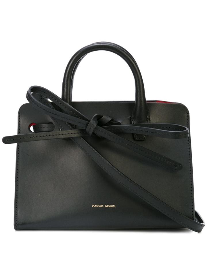 Mansur Gavriel Structured Tote Bag - Black