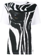 Opening Ceremony Zebra Print Short-sleeve T-shirt - White