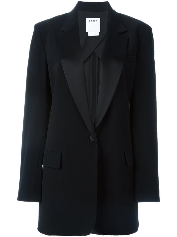 Dkny Long Tuxedo Blazer