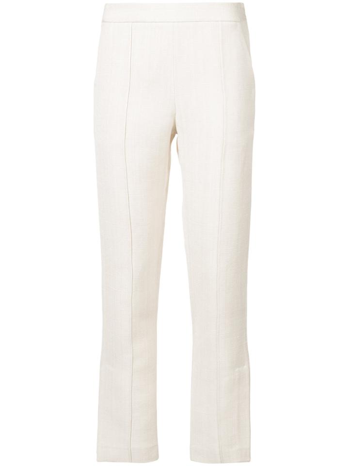 Rosie Assoulin Tailored Cropped Trousers - Nude & Neutrals