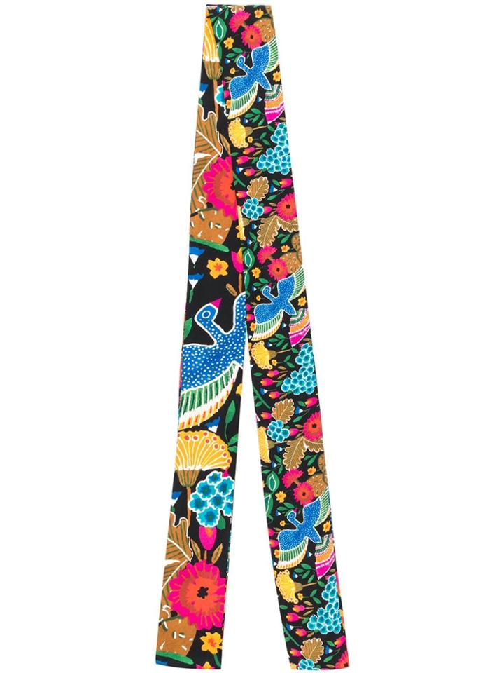 La Doublej Skinny Scarf - Black