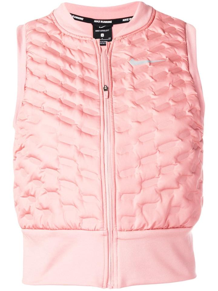 Nike Cropped Gilet - Pink
