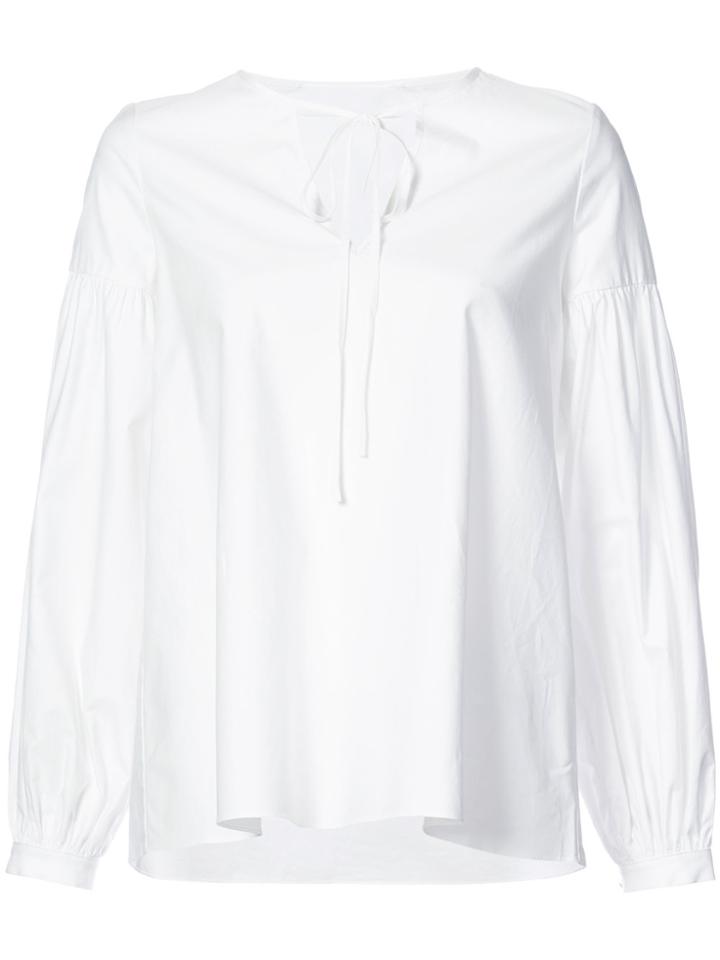 Co Lace-tied Blouse - White