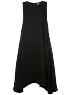 Enföld Asymmetric Hem Dress - Black