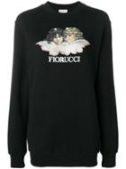 Fiorucci Logo Print Sweater - Black