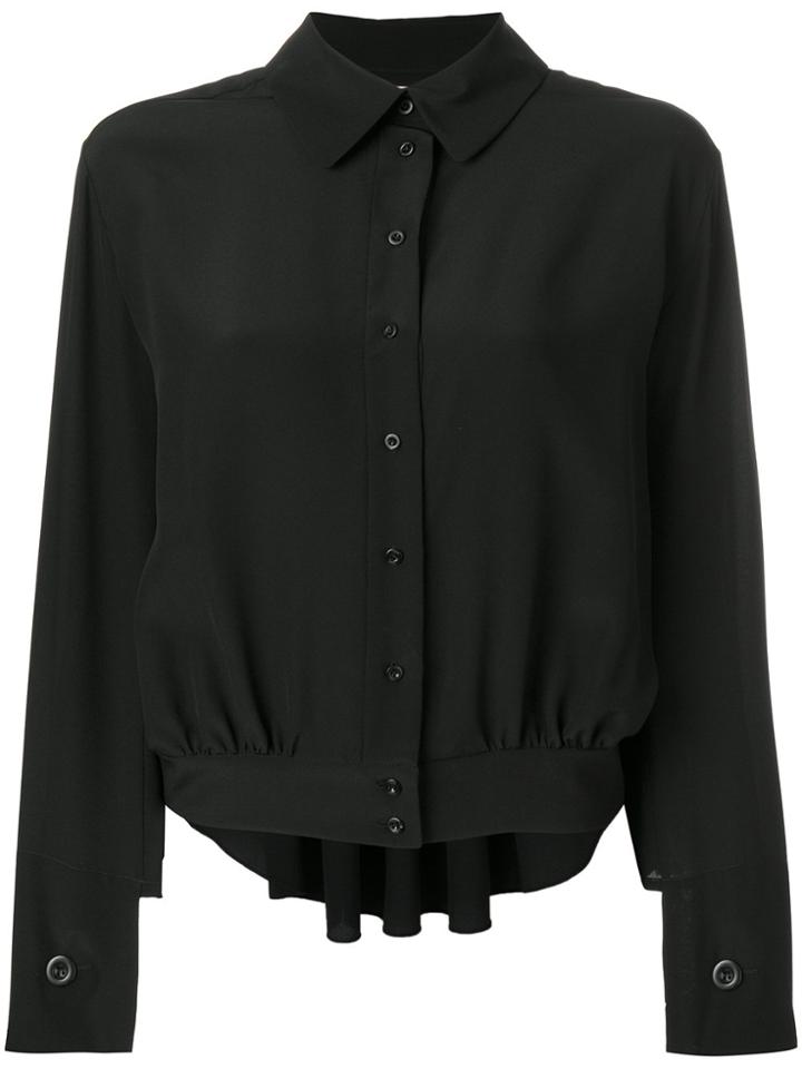 Chloé Gathered Hem Shirt - Black