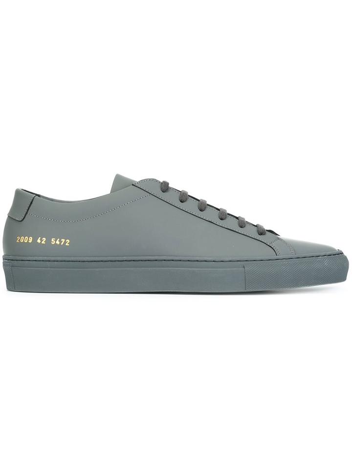 Common Projects Metallic Detail Low Top Sneakers