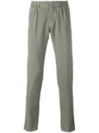 Incotex - Casual Chinos - Men - Cotton/spandex/elastane - 31, Green, Cotton/spandex/elastane