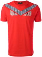 Fendi - Bag Bugs Print T-shirt - Men - Cotton - 46, Red, Cotton