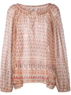 Mes Demoiselles Indira Printed Long Sleeve Blouse