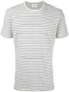 Folk - Striped Melange T-shirt - Men - Cotton - 2, Nude/neutrals, Cotton